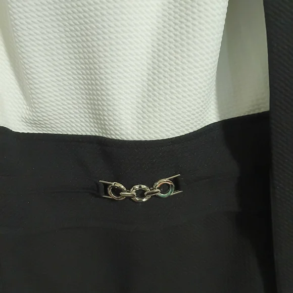 Striped Black and Blue Women's Jacket - Picture 2 of 5